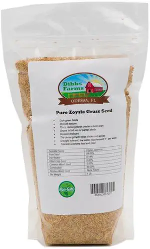 Pure Zoysia Grass Seeds - 1 Lb Pure Zoysia Grass Seeds - 1 Lb
