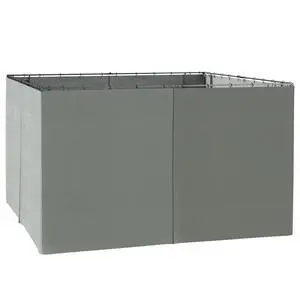 10' x 12' Universal Gazebo Sidewall Set with Panels, Hooks and C-Rings Included for Pergolas and Cabanas, Gray 10' x 12' Universal Gazebo Sidewall Set with Panels, Hooks and C-Rings Included for Pergolas and Cabanas, Gray