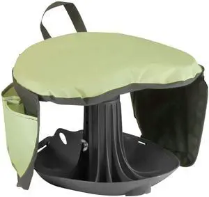 Vertex Premium Garden Rocker with Cushion, Cover and Pockets | Gardeners Work Seat Stool for Weeding Planting Tool | Made in USA | Model GB1227 Vertex Premium Garden Rocker with Cushion, Cover and Pockets | Gardeners Work Seat Stool for Weeding Planting Tool | Made in USA | Model GB1227