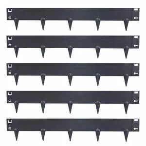 Sunnydaze 16.7' Metal Landscape Edging Border - 5-Pack of 42 x 7" Steel Garden Edging for Landscaping - Corten Steel - Straight Sunnydaze 16.7' Metal Landscape Edging Border - 5-Pack of 42 x 7" Steel Garden Edging for Landscaping - Corten Steel - Straight