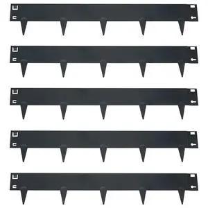 Sunnydaze 16.7' Metal Landscape Edging Border - 5-Pack of 42 x 7" Steel Garden Edging for Landscaping - Gray - Straight Sunnydaze 16.7' Metal Landscape Edging Border - 5-Pack of 42 x 7" Steel Garden Edging for Landscaping - Gray - Straight