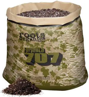 Roots Organic Formula 3 Cubic Feet 707 Growing Mix Peat, Compost, Coco Lawn Garden Large Container Water Retention Potting Soil in 30 Gallon Grow Bag Roots Organic Formula 3 Cubic Feet 707 Growing Mix Peat, Compost, Coco Lawn Garden Large Container Water Retention Potting Soil in 30 Gallon Grow Bag