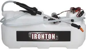 ATV Spot Sprayer, 8 Gallon Capacity, 1 GPM, 12V, Santoprene and Viton Pump, 12 Ft Vertical Spray Reach, 11 Ft Hose, in-Line Switch, for ATV, UTV and Garden Tractor ATV Spot Sprayer, 8 Gallon Capacity, 1 GPM, 12V, Santoprene and Viton Pump, 12 Ft Vertical Spray Reach, 11 Ft Hose, in-Line Switch, for ATV, UTV and Garden Tractor