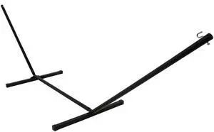 Sunnydaze Double Hammock Stand for Outside - 350-Pound Capacity Indoor/Outdoor Hammock Frame - Black Powder-Coated Finish - 12-Foot Sunnydaze Double Hammock Stand for Outside - 350-Pound Capacity Indoor/Outdoor Hammock Frame - Black Powder-Coated Finish - 12-Foot