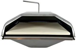 Pellet Grill Pizza Oven Attachment for Wood-Fired Cooking, Fits Traeger, GMG, Pit Boss, Camp Chef, Rec-Tec, Converts Grill to Pizza Oven, 800°F Heat, Stainless Steel Pellet Grill Pizza Oven Attachment for Wood-Fired Cooking, Fits Traeger, GMG, Pit Boss, Camp Chef, Rec-Tec, Converts Grill to Pizza Oven, 800°F Heat, Stainless Steel