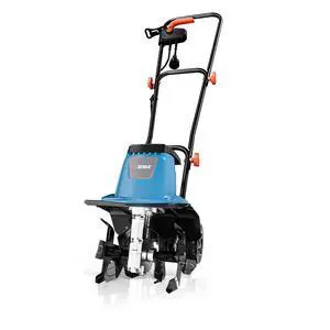 Electric Corded Garden Tiller & Cultivator, Steel Tines, 8 Amp, 12 Till Width,8 Till Width 3-Position Wheel Adjustment-Heavy Duty Gardening Machine Equipment for Lawn, Yard, & Grass Electric Corded Garden Tiller & Cultivator, Steel Tines, 8 Amp, 12 Till Width,8 Till Width 3-Position Wheel Adjustment-Heavy Duty Gardening Machine Equipment for Lawn, Yard, & Grass