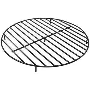 Sunnydaze Round Fire Pit Grate - Elevated Wood Grate for Fire Pit - Heavy-Duty Steel Log Grate for Outside - 36-Inch Sunnydaze Round Fire Pit Grate - Elevated Wood Grate for Fire Pit - Heavy-Duty Steel Log Grate for Outside - 36-Inch