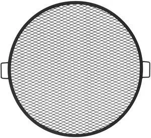 Sunnydaze X-Marks Outdoor Fire Pit Grill Grate for Cooking - Round Fire Pit Grate - Steel Campfire BBQ Grill with Handles - 36-Inch Sunnydaze X-Marks Outdoor Fire Pit Grill Grate for Cooking - Round Fire Pit Grate - Steel Campfire BBQ Grill with Handles - 36-Inch