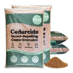 Lawn, Home & Garden Cedar Granules | Repels Ants & Mosquitoes | Smells Great, Easy to Use | Family & Pet Safe | 4 Bags (32 Lbs) Lawn, Home & Garden Cedar Granules | Repels Ants & Mosquitoes | Smells Great, Easy to Use | Family & Pet Safe | 4 Bags (32 Lbs)