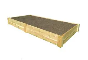 Premium Cedar Raised Garden Bed - 1" Thick Wood (4' x 8' x 11" H) Premium Cedar Raised Garden Bed - 1" Thick Wood (4' x 8' x 11" H)
