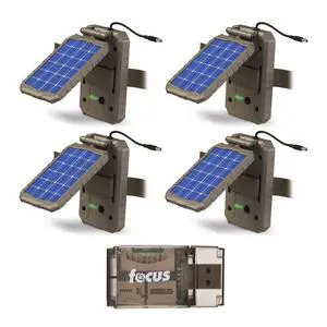 Lithium Solar Power Panel (4-Pack) Bundle with Card Reader Compatible with Mac and PC Systems (5 Items) Lithium Solar Power Panel (4-Pack) Bundle with Card Reader Compatible with Mac and PC Systems (5 Items)