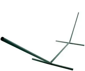 15 ft. Tri-Beam Steel Hammock Stand with Right Connection Design and Cape Shield Powder Coating, 600 LB Weight Capacity, Handcrafted in The USA - Green 15 ft. Tri-Beam Steel Hammock Stand with Right Connection Design and Cape Shield Powder Coating, 600 LB Weight Capacity, Handcrafted in The USA - Green
