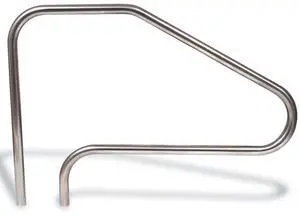 HYDROTOOLS Stainless Steel Pool Ladder Heavy Duty Swimming Step Accessory, In-Ground, Handrail, 50" HYDROTOOLS Stainless Steel Pool Ladder Heavy Duty Swimming Step Accessory, In-Ground, Handrail, 50"