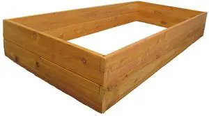 Premium Cedar Raised Garden Bed - 3' x 6' x 11" - Handcrafted in Maine from North American Western Red Cedar Wood Premium Cedar Raised Garden Bed - 3' x 6' x 11" - Handcrafted in Maine from North American Western Red Cedar Wood