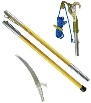 FG-6PKG-1 FG-Series Manual Pole Saw and Tree Pruner with Two 6-Foot Fiberglass Poles FG-6PKG-1 FG-Series Manual Pole Saw and Tree Pruner with Two 6-Foot Fiberglass Poles