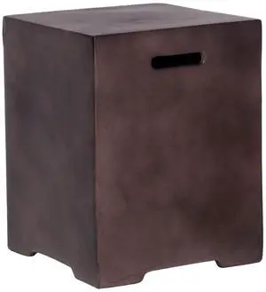 Propane Tank Cover Table 16 inch for Fire Table, 20lb Gallon Gas Tank Cover Table, Hideaway Concrete Grill Tank Table, MgO Tank Storage Box, Outdoor Side Table for Fire Pit, Patio, Dark Bronze Propane Tank Cover Table 16 inch for Fire Table, 20lb Gallon Gas Tank Cover Table, Hideaway Concrete Grill Tank Table, MgO Tank Storage Box, Outdoor Side Table for Fire Pit, Patio, Dark Bronze