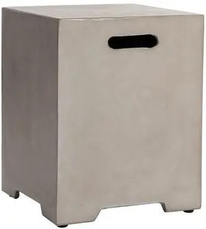 Propane Tank Cover Table 16 inch for Fire Table, 20lb Gallon Gas Tank Cover, Hideaway Concrete Grill Tank Table, MgO Tank Storage Box, Outdoor Side Table for Fire Pit, Patio, Natural Grey Propane Tank Cover Table 16 inch for Fire Table, 20lb Gallon Gas Tank Cover, Hideaway Concrete Grill Tank Table, MgO Tank Storage Box, Outdoor Side Table for Fire Pit, Patio, Natural Grey
