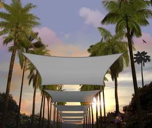 Custom Size 14' x 17' Grey Rectangle Square Sun Shade Sail UPF50+ AGTAPS16, Order to Make Canopy Awning, 95% UV Blockage, Water & Air Permeable, Commercial and Residential (We Customize) Custom Size 14' x 17' Grey Rectangle Square Sun Shade Sail UPF50+ AGTAPS16, Order to Make Canopy Awning, 95% UV Blockage, Water & Air Permeable, Commercial and Residential (We Customize)