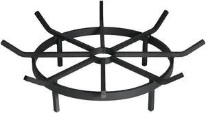 Wagon Wheel Firewood Grate for Fire Pit - Made in the USA (24 Inch) Wagon Wheel Firewood Grate for Fire Pit - Made in the USA (24 Inch)