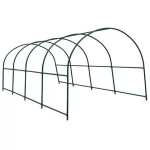 Greenhouse Replacement Frame for Larger Hot Garden House, Support Arch Frame Climbing Plants/Flowers/Vegetables (20x10x7 FT) Greenhouse Replacement Frame for Larger Hot Garden House, Support Arch Frame Climbing Plants/Flowers/Vegetables (20x10x7 FT)