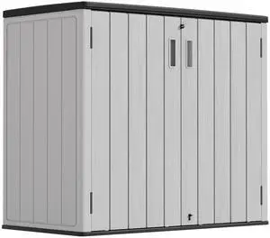 Outdoor Storage Cabinet for Patio & Garden Shed, 37Cu.ft Outdoor Storage Shed Waterproof,Horizontal Outdoor Cabinet for Garage, Pool Storage Outdoor Storage Cabinet for Patio & Garden Shed, 37Cu.ft Outdoor Storage Shed Waterproof,Horizontal Outdoor Cabinet for Garage, Pool Storage
