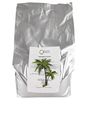 Manganese Sulfate Monohydrate Fertilizer- 100% Water Soluble Contains 31% Manganese Ideal for Hydroponics & Aeroponics Agriculture- Palm Tree Plant Fertilizer (25 Pounds) Manganese Sulfate Monohydrate Fertilizer- 100% Water Soluble Contains 31% Manganese Ideal for Hydroponics & Aeroponics Agriculture- Palm Tree Plant Fertilizer (25 Pounds)