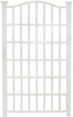 Grande 54"W x 90"H Vinyl Trellis, white (VA68200) Grande 54"W x 90"H Vinyl Trellis, white (VA68200)
