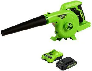 24V (90 MPH / 180 CFM / 200+ Compatible Tools) Cordless Shop Blower, 2.0Ah Battery and Charger Included 24V (90 MPH / 180 CFM / 200+ Compatible Tools) Cordless Shop Blower, 2.0Ah Battery and Charger Included