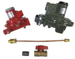 Marshall Regulator Home Propane Supply Kit LP 1122H-AAJ 1652-CFF 3/4" Backmount Marshall Regulator Home Propane Supply Kit LP 1122H-AAJ 1652-CFF 3/4" Backmount