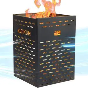 63 Gallon Ultra Thick Burn Barrel for Yard Waste - Heavy Duty Outdoor Incinerator Drum with Burn Cage for Paper, Leaves, Trash & Wood (27.9") 63 Gallon Ultra Thick Burn Barrel for Yard Waste - Heavy Duty Outdoor Incinerator Drum with Burn Cage for Paper, Leaves, Trash & Wood (27.9")