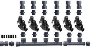 Rain Bird 100DVF Dura Manifold Valve Kit With Flow Control - Slip 100DVF-NPT (6 zone) Rain Bird 100DVF Dura Manifold Valve Kit With Flow Control - Slip 100DVF-NPT (6 zone)