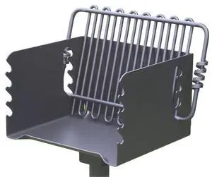 CBP-135 Charcoal Grill, Park Style Outdoor BBQ Camping Grill with Swivel CBP-135 Charcoal Grill, Park Style Outdoor BBQ Camping Grill with Swivel