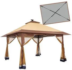 Suntime Pop Up Gazebo Polyester Canopy Tent Suntime Pop Up Gazebo Polyester Canopy Tent