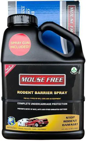 1 Gallon RV Mouse Repelling Undercarriage Lubricant with Spray Gun 1 Gallon RV Mouse Repelling Undercarriage Lubricant with Spray Gun