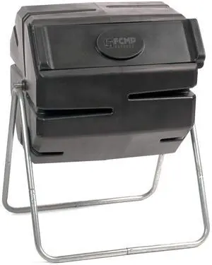 37 Gallon 1 Piece Plastic Single Chamber Roto Tumbling Composter Outdoor Elevated Rotating Garden Compost Bin, Black 37 Gallon 1 Piece Plastic Single Chamber Roto Tumbling Composter Outdoor Elevated Rotating Garden Compost Bin, Black