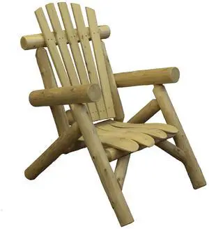 Cedar Log Lounge Chair, Natural Cedar Log Lounge Chair, Natural
