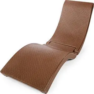 Luxury Swimming Pool Patio Chaise Lounge Chair, Chocolate Luxury Swimming Pool Patio Chaise Lounge Chair, Chocolate
