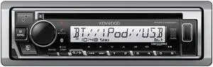 KMR-D382BT (50W x 4Ch) Single Din Car/Marine Stereo Head Unit with Bluetooth, Hands-Free Calling, CD Player, USB, AM/FM Radio, SiriusXM Ready, All-Weather in-Dash Boat & Car Audio Receiver KMR-D382BT (50W x 4Ch) Single Din Car/Marine Stereo Head Unit with Bluetooth, Hands-Free Calling, CD Player, USB, AM/FM Radio, SiriusXM Ready, All-Weather in-Dash Boat & Car Audio Receiver