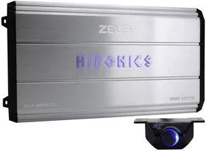 Zeus ZXX 3200 Watt Max Class D Monoblock Car Audio Amplifier Amp with Bass Knob and Remote, Variable Crossovers, ZXX-3200.1D, Silver Zeus ZXX 3200 Watt Max Class D Monoblock Car Audio Amplifier Amp with Bass Knob and Remote, Variable Crossovers, ZXX-3200.1D, Silver