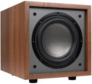 Classic CS800 8" 150W Powered Subwoofer with Class-D Amplifier, Deep Bass and Clean Design for Home Theater & Music Wood Classic CS800 8" 150W Powered Subwoofer with Class-D Amplifier, Deep Bass and Clean Design for Home Theater & Music Wood