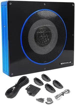 RW8CA 8-Inch Under-Seat Car Subwoofer 600W Active Powered Low Profile Sub 2 Ohm Deep Bass Slim Design RW8CA 8-Inch Under-Seat Car Subwoofer 600W Active Powered Low Profile Sub 2 Ohm Deep Bass Slim Design