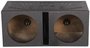 RBL12V Dual 12" 1.5 cu.ft. Vented Subwoofer Enclosure, Bed Liner Finish, High-Power Bass, Durable MDF, for Car Audio Enthusiasts RBL12V Dual 12" 1.5 cu.ft. Vented Subwoofer Enclosure, Bed Liner Finish, High-Power Bass, Durable MDF, for Car Audio Enthusiasts