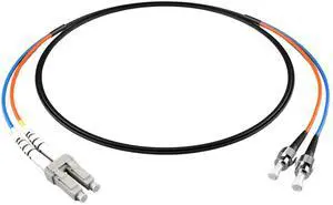 LC ST OM1 Indoor/Outdoor Fiber Optic Patch Cable 10Gb/40Gb/100Gb Corning Glass | 60.0m (196.9ft) | Water & UV-Resistant for Data Centers, Outdoor Conduit, Campus Links | Length: 0.5M-300M LC ST OM1 Indoor/Outdoor Fiber Optic Patch Cable 10Gb/40Gb/100Gb Corning Glass | 60.0m (196.9ft) | Water & UV-Resistant for Data Centers, Outdoor Conduit, Campus Links | Length: 0.5M-300M