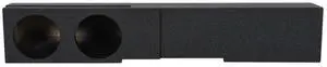 Dual 8" Subwoofer Box, Ported Enclosure, 35Hz Tuning, Front-Fire Design, Durable Bed Liner Finish, Space-Saving, for 2007-2020 GM/Chevy 1500 Crew Cab 2500HD/3500HD Dual 8" Subwoofer Box, Ported Enclosure, 35Hz Tuning, Front-Fire Design, Durable Bed Liner Finish, Space-Saving, for 2007-2020 GM/Chevy 1500 Crew Cab 2500HD/3500HD