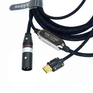 90ft USB a to AES Cable Male Type-a to Digital 110 Ohm Interface XLR Male Adapter EBU Wire for dac amp Sound Preamp Amplifier with pc DSD64 dsd128 192K 90ft USB a to AES Cable Male Type-a to Digital 110 Ohm Interface XLR Male Adapter EBU Wire for dac amp Sound Preamp Amplifier with pc DSD64 dsd128 192K
