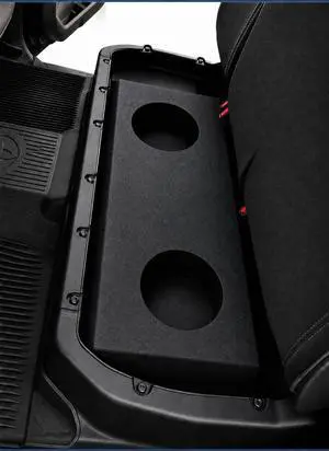 REC132 Dual 12" Sealed Subwoofer Box, Custom Fit for 2022-2023 Toyota Tundra Crew Max, Bed Liner Finish, Precision Cut, High-Performance Audio, for Car Audio Enthusiasts REC132 Dual 12" Sealed Subwoofer Box, Custom Fit for 2022-2023 Toyota Tundra Crew Max, Bed Liner Finish, Precision Cut, High-Performance Audio, for Car Audio Enthusiasts