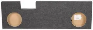 REC38 Dual 10" Subwoofer Box Enclosure, 0.65 Cu.Ft., 4.25" Depth, Custom Fit, Durable Bedliner Finish Forward-Firing Design, for 2004-2016 Ford F250/350/450/550 Super Duty Crew Cab Audio REC38 Dual 10" Subwoofer Box Enclosure, 0.65 Cu.Ft., 4.25" Depth, Custom Fit, Durable Bedliner Finish Forward-Firing Design, for 2004-2016 Ford F250/350/450/550 Super Duty Crew Cab Audio