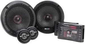 PS1-216 Premium 6.5" Car Speakers - 240W, 2-Way Component, 4 OHMS, with Grills, Superior Bass & Clear Highs for an Unmatched Audio Experience in Your Vehicle PS1-216 Premium 6.5" Car Speakers - 240W, 2-Way Component, 4 OHMS, with Grills, Superior Bass & Clear Highs for an Unmatched Audio Experience in Your Vehicle