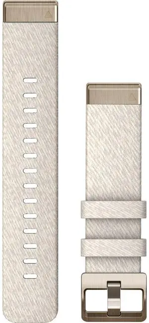 QuickFit 20 Cream Heathered Nylon Band QuickFit 20 Cream Heathered Nylon Band