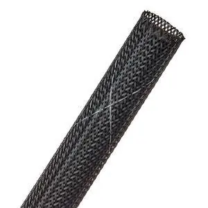 3/4" Flame Retardant PET Expandable Braided Sleeving Flexible Cable Protection Sleeve - 250 Feet - Black 3/4" Flame Retardant PET Expandable Braided Sleeving Flexible Cable Protection Sleeve - 250 Feet - Black